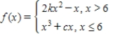 What is the value of   if ​ ​   ​ ​is everywhere differentiable? ​ A) ​38 B) ​6 C) ​35 D) ​41