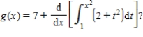 What is the value of g(2) if ​   ​ A) ​88 B) ​67 C) ​85 D) ​79