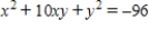 ​ Consider the curve defined by   . -Find   in terms of   and   .​