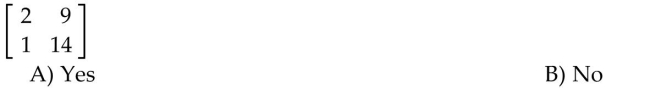 Determine whether the matrix is invertible.