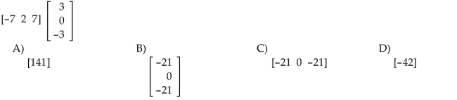 Compute the product or state that it is undefined.