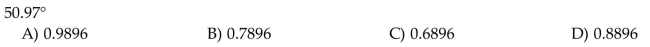 Convert the degree measure to radians, correct to four decimal places.
