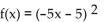 <strong>Determine whether or not the function is one-to-one.  </strong> A) Yes B) No <div style=padding-top: 35px> 