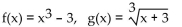 <strong>Use the definition of inverses to determine whether f and g are inverses.  </strong> A) Yes B) No <div style=padding-top: 35px> 