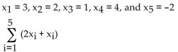 <strong>Evaluate the sum using the given information. </strong> A) 32 B) 45 C) 24 D) 31