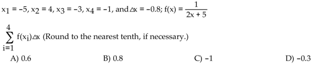 Evaluate the sum using the given information.