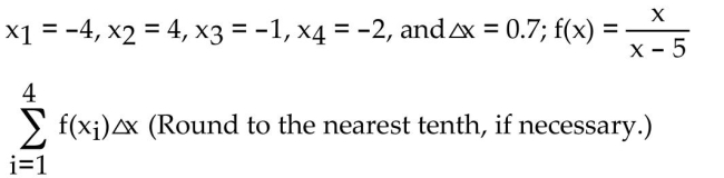 <strong>Evaluate the sum using the given information. </strong> A) -1 B) -2.4 C) -2.2 D) 3.4