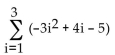 <strong>Use the summation properties to evaluate the series. The following rules may be needed: </strong> A) - 23 B) - 3 C) 23 D) - 33