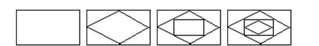 Use mathematical induction to prove that the statement is true for every positive integer n. -The series of sketches below starts with a square having sides of length 1 (one). In the  following steps, squares are constructed by joining, in order, the midpoints of the sides of the previous square. Develop a formula for the perimeter of the nth square.  