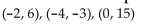 <strong>Determine whether the three points are collinear. </strong> A) Yes B) No