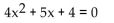<strong>Determine whether or not the equation is linear. </strong> A) Linear B) Not linear