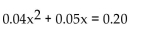 <strong>Determine whether or not the equation is linear. </strong> A) Linear B) Not linear