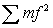 Use the following to answer questions : Consider the following five pairs of m and f values:    -The value of   is: