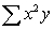 Use the following to answer questions : Consider the following six pairs of x and y values:    -The value of   is: