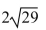 <strong>Find the exact distance between the points. (-9, 4) and (-5, -6)</strong> A) 116 B) 200 C) D)