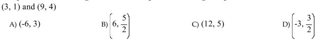 Find the midpoint of the line segment whose endpoints are the given points.
