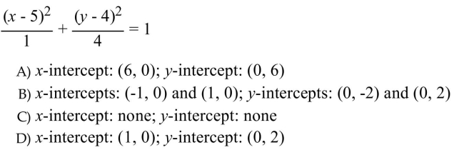 Find the x- and y-intercepts.