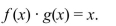 <strong>True/False: are inverse functions because </strong> A) False B) True