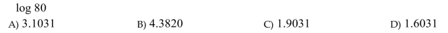 Use a calculator to approximate the logarithm. Round to 4 decimal places.