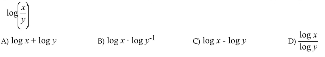 Expand into a sum and/or difference of logarithms. Assume all variables represent positive real numbers.