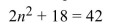 Write the word or phrase that best completes each statement or answers the question. Solve the equation by using the square root property.  <div style=padding-top: 35px> 