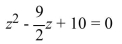 Write the word or phrase that best completes each statement or answers the question. Solve the quadratic equation by completing the square and applying the square root property.  <div style=padding-top: 35px> 