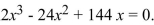 Write the word or phrase that best completes each statement or answers the question. a. Factor the expression   b. Use the zero product rule and the quadratic formula to solve the equation   There should be three solutions.<div style=padding-top: 35px> 