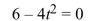 Solve the equation by using the quadratic formula.  <div style=padding-top: 35px> 