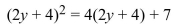 Write the word or phrase that best completes each statement or answers the question. Solve the equation by using substitution.  <div style=padding-top: 35px> 