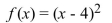 Write the word or phrase that best completes each statement or answers the question. Graph the function.  <div style=padding-top: 35px> 