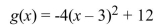 <strong>Write the coordinates of the vertex and determine if the vertex is a maximum point or a minimum point.  </strong> A) (3, 12); minimum B) (-3, 12); maximum C) (3, 12); maximum D) (12, 3); minimum <div style=padding-top: 35px> 