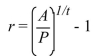 <strong>The annual rate of return on an initial investment of P dollars is given by where A is the current value and t is the number of years since the money was invested. Find the annual rate of return on a $22,000 investment that grew to $32,000 after 10 years. Round to the Nearest hundredth of a percent.</strong> A) 13.82% B) 23.82% C) 0.04% D) 3.82%