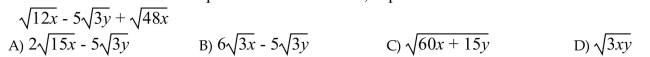 Add or subtract the radical expressions as indicated, if possible.