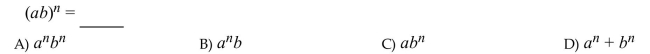 Complete the property of exponents.  <div style=padding-top: 35px> 