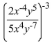 Write the word or phrase that best completes each statement or answers the question. Simplify the expression. Write your answer with positive exponents only.  <div style=padding-top: 35px> 