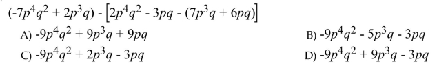 Add or subtract as indicated.  <div style=padding-top: 35px> 