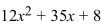 <strong>(3x + 8) multiplied by what binomial will result in the trinomial   ?</strong> A) (4x + 1) B) (x - 1) C) (x + 1) D) (4x - 1) <div style=padding-top: 35px> 