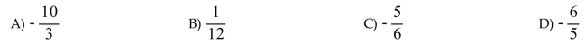 Use the slope formula to determine the slope of the line containing the two points. (4, -8) and (-1, -2)