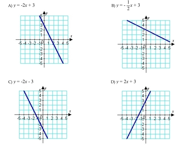 Write the equation in slope-intercept form. Then graph the line using the slope and y-intercept.