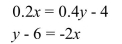 <strong>Determine if the lines are parallel, perpendicular, or neither parallel nor perpendicular. </strong> A) parallel B) perpendicular C) neither