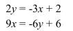 <strong>Determine if the lines are parallel, perpendicular, or neither parallel nor perpendicular. </strong> A) neither B) parallel C) perpendicular