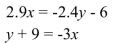 <strong>Determine if the lines are parallel, perpendicular, or neither parallel nor perpendicular. </strong> A) parallel B) neither C) perpendicular