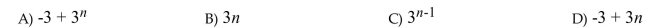 Write the nth term of the arithmetic sequence. 0, 3, 6, 9, 12  <div style=padding-top: 35px> 