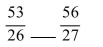 <strong>Fill in the blank with the appropriate symbol: <, >, or =. </strong> A) > B) = C) <