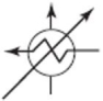 Which of the following is a heat exchanger symbol for a condenser? A)    B)    C)    D)   