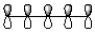 <strong>Which of the following best represents the HOMO of the pentadienyl anion shown below?  </strong> A)   B)   C)   D)   <div style=padding-top: 35px> 