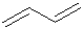 What is the configuration around the centre sigma bond of butadiene shown below?   A) cis B) trans C) s-cis D) s-trans