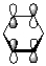 How many nodal planes does the following representation of benzene have?   A) 0 B) 1 C) 2 D) 3