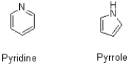 Both pyridine and pyrrole shown below have a lone pair of electrons on their nitrogen capable of acting as a base.Which compound would you expect to be the stronger base.Why?  