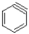 Benzyne (shown below)is a highly reactive yet still aromatic derivative of benzene.It is planar and cyclic,but has eight ð electrons instead of six.Explain how it is still aromatic yet but still defies Hückel's rule.  